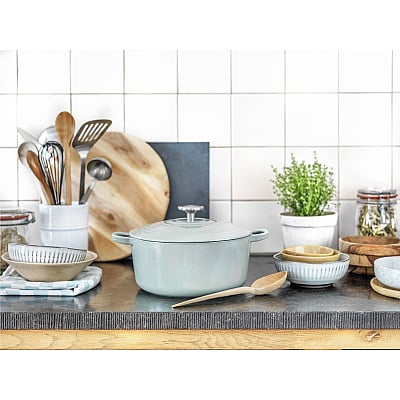 BK Bourgogne Cast Iron Casserole Olive Green 24 cm