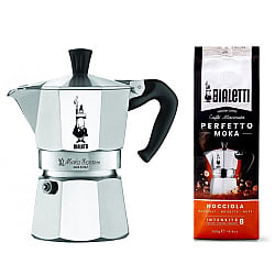 Bialetti Moka Express 3 cups + Coffee
