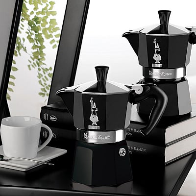 Bialetti Moka Color Black 6 cups