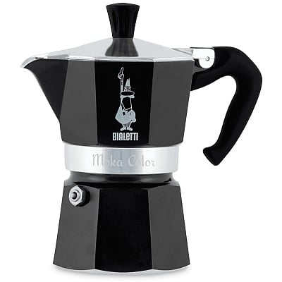 Bialetti Moka Color Black 6 cups