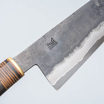 Birch & Bevel  Exclusive Alloy Banding GoMai Gyuto 25 cm