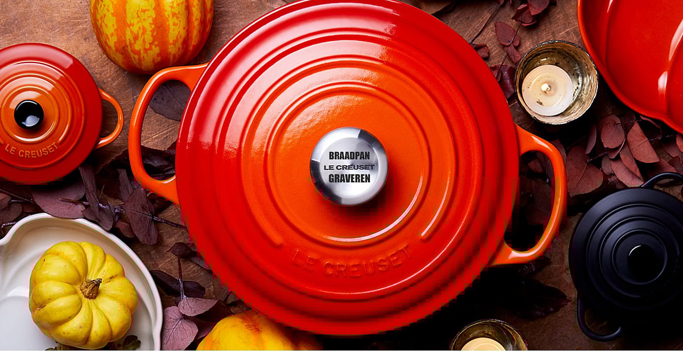Le Creuset Braadpan Graveren