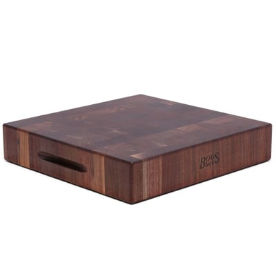 Boos Blocks Rond Hakblok Walnoothout 37 x 37 x 7.5 cm