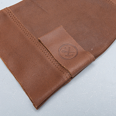 BBQ-Ofenhandschuh aus Leder Braun