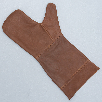 BBQ-Ofenhandschuh aus Leder Braun