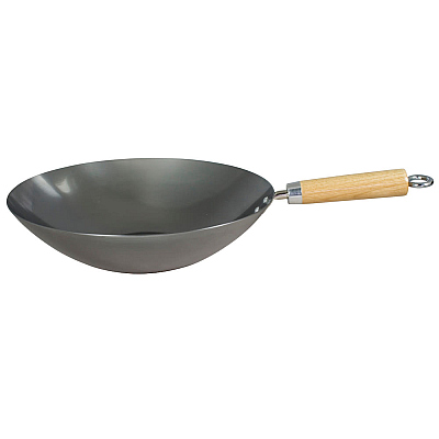 dexam professionele wok carbon staal 30 cm