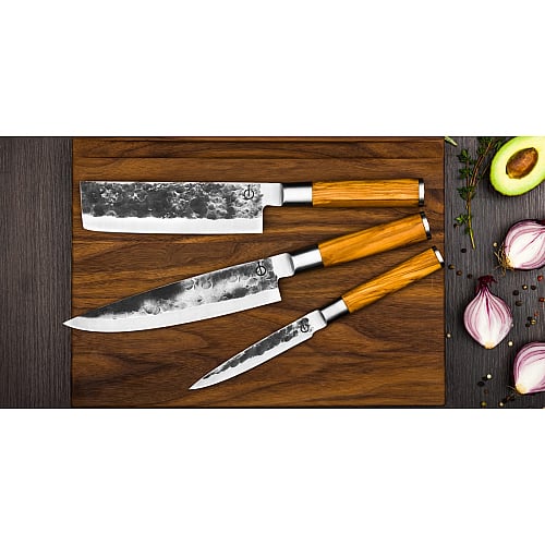 Olive Forged Kochmesser 20 cm