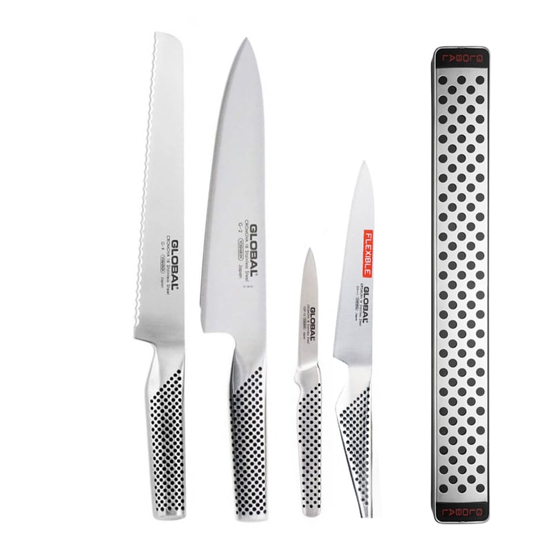 Global Knife Set 5 piece Knivesworld.eu