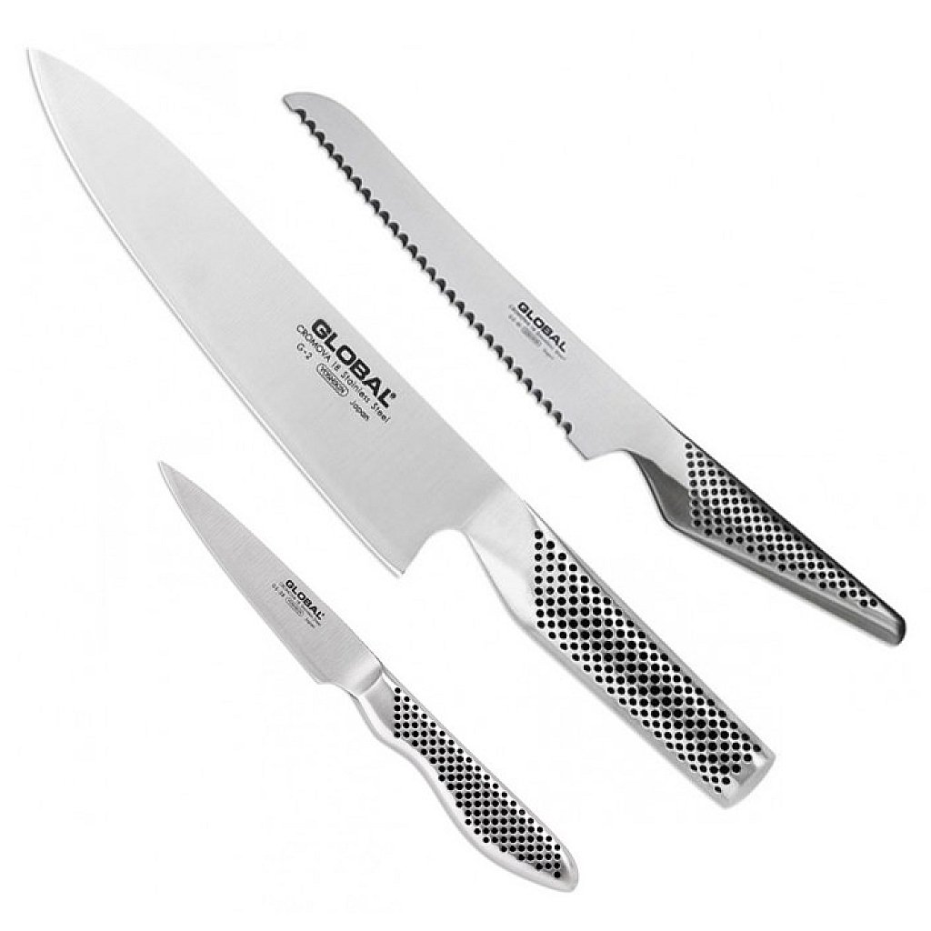 Global Knife Set 3 Piece G23861 Free Engraved Knivesworld.eu