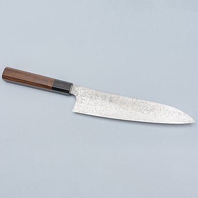 Hatsukokoro Ginga 34 Nickel Damast Gyuto 21 cm