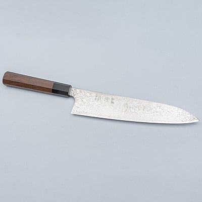 Hatsukokoro Ginga 34 Nickel Damast Gyuto 24 cm