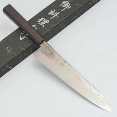 Hatsukokoro Ginsou Ginsan Nickel Damast Kiritsuke 21 cm