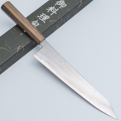 Hatsukokoro Hayabusa Ginsan Bubinga Kiritsuke 24 cm
