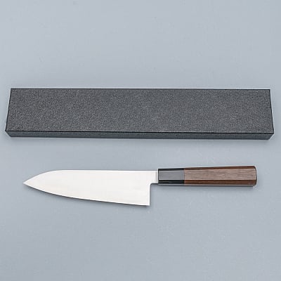 Hatsukokoro Hayabusa Ginsan Santoku 17 cm