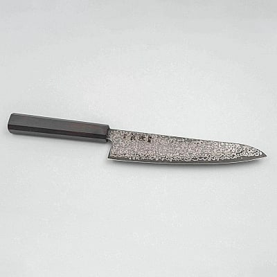 Hatsukokoro Hikari SLD Damast Ebony Gyuto 19.5 cm