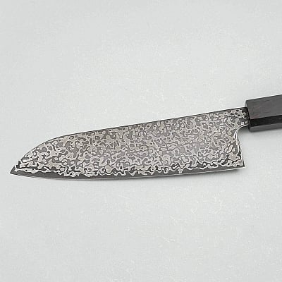 Hatsukokoro Hikari SLD Damast Ebony Santoku 17cm