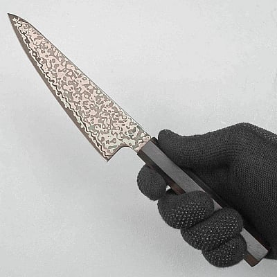 Hatsukokoro Hikari SLD Damast Ebony Ko-Santoku 15 cm