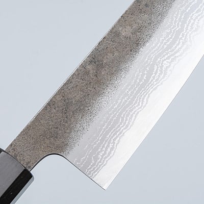 Hatsukokoro Inazuma Aogami Damascus Super Santoku