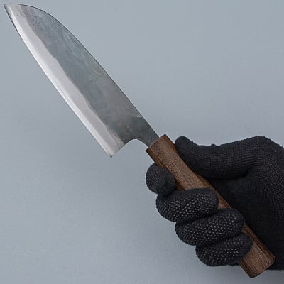 Hatsukokoro Kokugei Aogami Santoku 16.5 cm