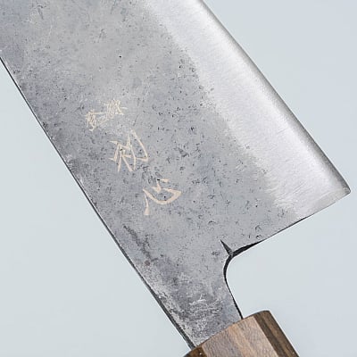 Hatsukokoro Kurogane Aogami #2 Santoku 17 cm