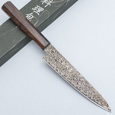 Hatsukokoro Saihyo SG2 Nickel Damast Petty 15 cm 