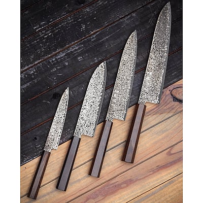 Hatsukokoro Saihyo SG2 Nickel Damast Gyuto 24 cm