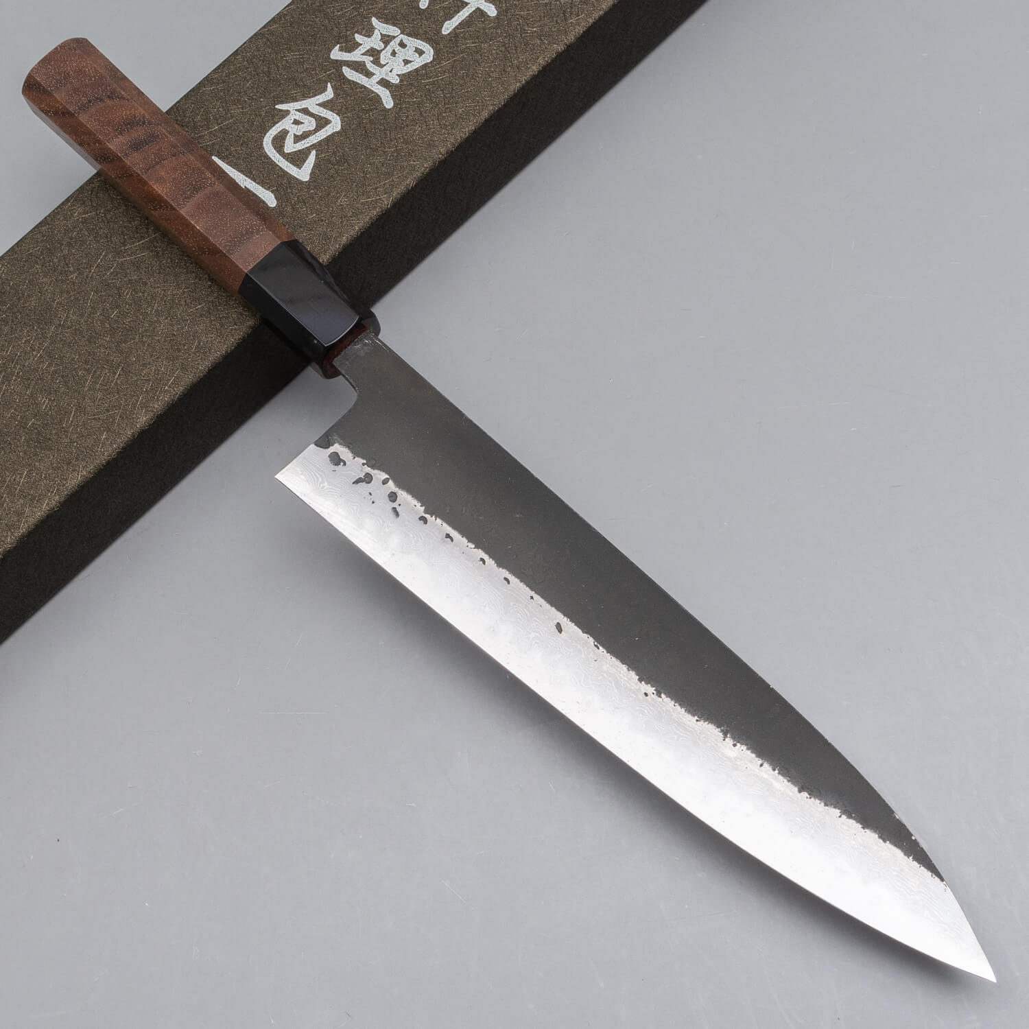 Hatsukokoro Shinkiro Aogami Super Gyuto 21 cm Meesterslijpers.nl