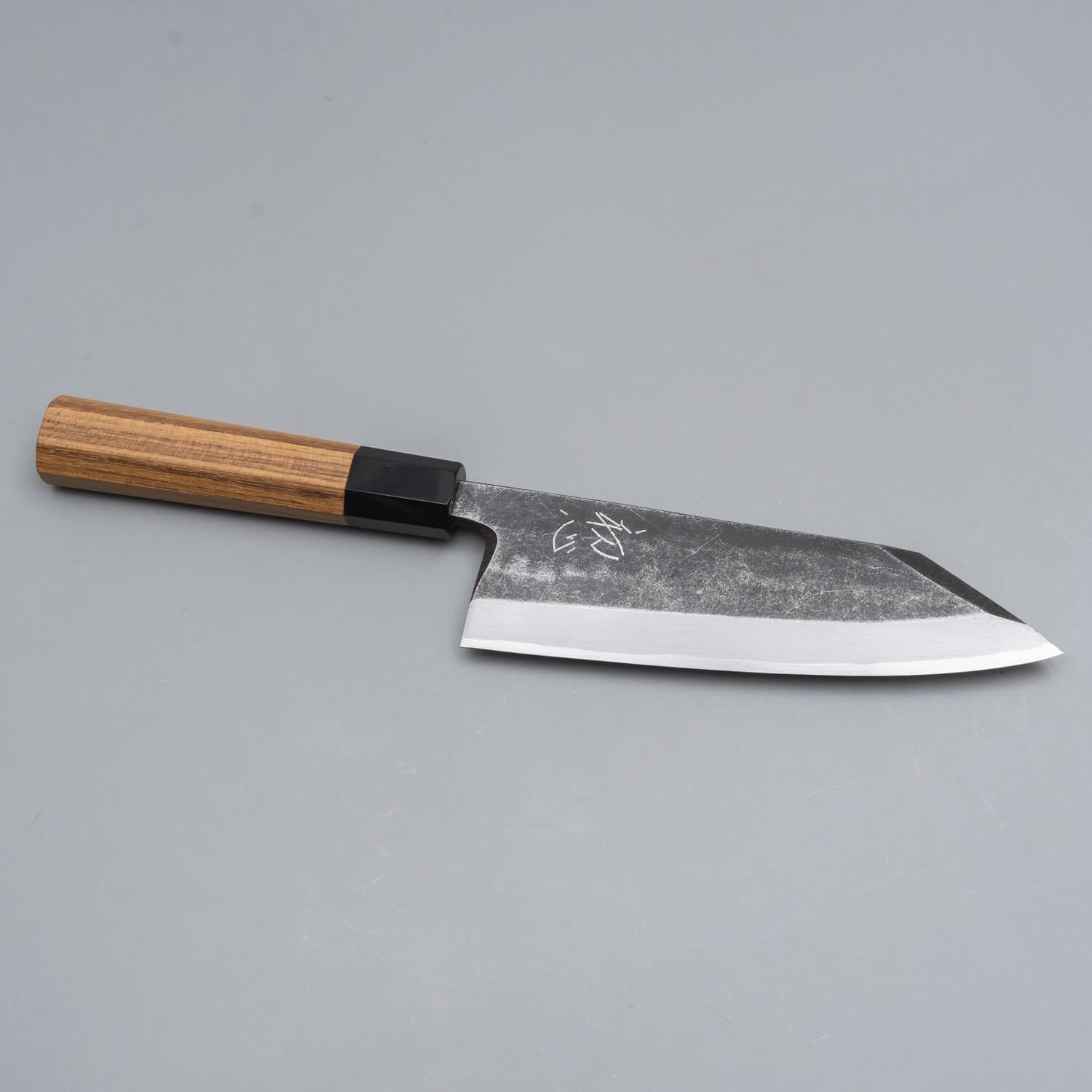 Hatsukokoro Shirasagi Kurouchi Single Bevel Kiritsuke Deba 18 cm