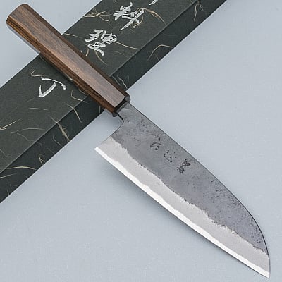 Hatsukokoro Sumi Aogami #2 Santoku 17 cm