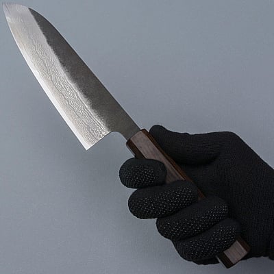 Hatsukokoro x Tojiro Handmade VG10 Damast Santoku 17 cm