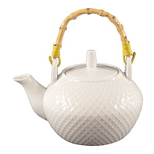 Porseleinen Theepot Bamboe 1 Liter Porseleinen Theepot Bamboe 1 Liter