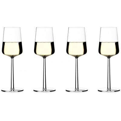 iittala essence witte wijnglazen 33 cl (4 stuks)
