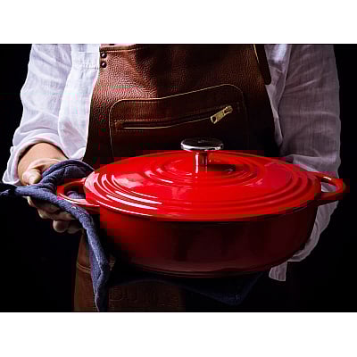 BK Bourgogne lage braadpan 28 cm jet Red