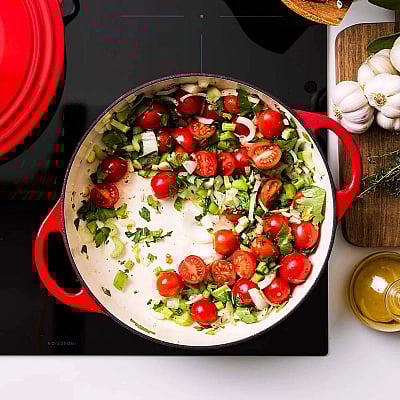 BK Bourgogne lage braadpan 28 cm jet Red