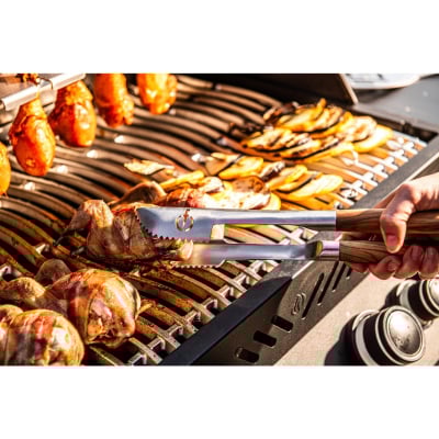 Forged BBQ Tang Olijfhout