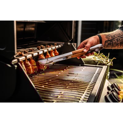 Forged BBQ Tang Olijfhout