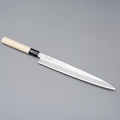 Ittetsu Uraoshi Hand Forged Shiro #2  Yanagiba 27 cm