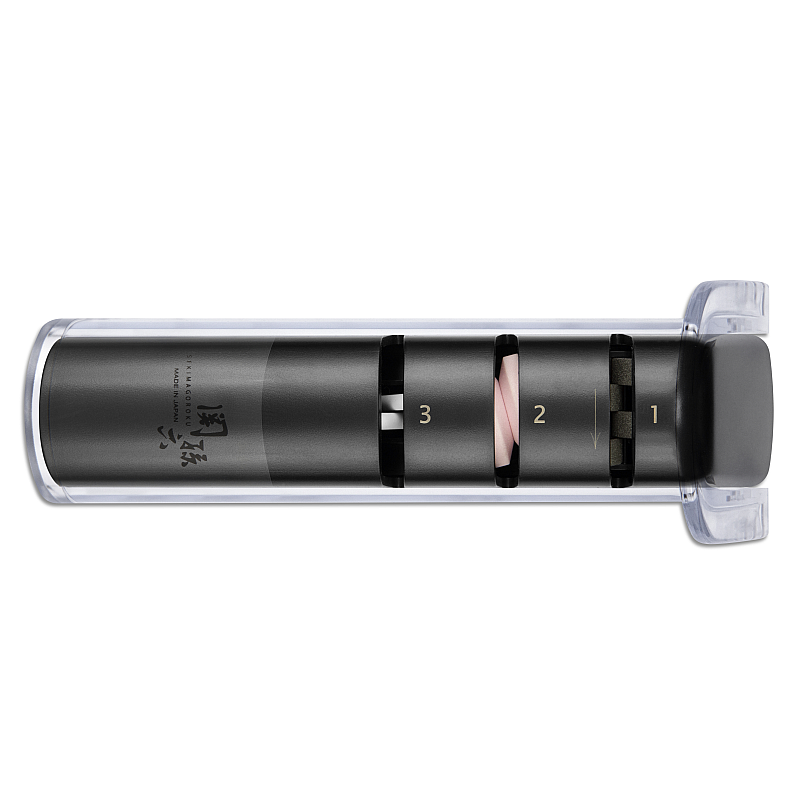 Kai Wasabi Knife Set 3 piece with santoku + Sharpener Knivesworld.eu