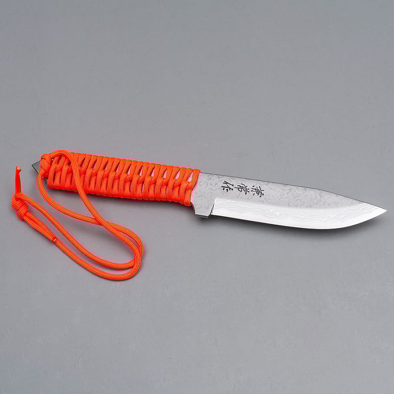 ShuKarasu Aogami 2 Damask Hunting Knife 26 cm kb260