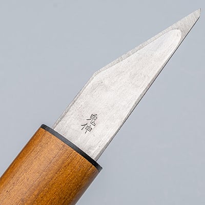 Kanetsune Kiridashi Kishin Knife Cherrywood