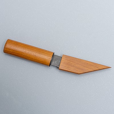 Kanetsune Kiridashi Kishin Knife Cherrywood