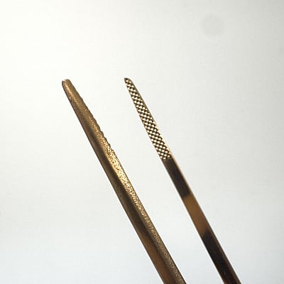 Kankuma Japan Gourmet Tweezers Straight Rose Gold 21 cm