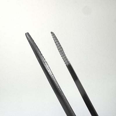 Kankuma Japan Gourmet Tweezers Straight Silver 21 cm