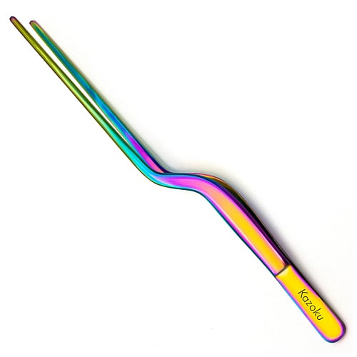 Kazoku Gourmet Tweezers Titanium 20 cm