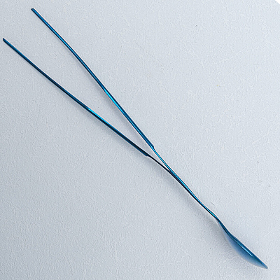 Kazoku Tasting Spoon With Tweezers Blue 