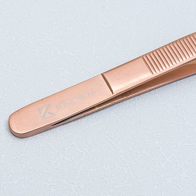 Kazoku Gourmet Tweezers Rosegold 20 cm