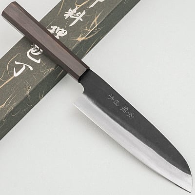 Kazoku Aogami 2 Kurouchi Santoku 17 cm