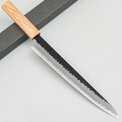 Kazoku Aogami Super Wa Migaki Sujihiki 24 cm
