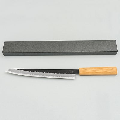 Kazoku Aogami Super Wa Migaki Sujihiki 24 cm