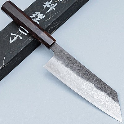 Kazoku x Tojiro Handmade VG10 Damast Bunka 17 cm